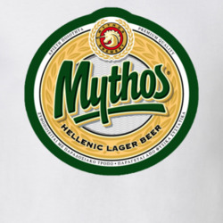 Mythos Brewery Hellenic Lager Greek Beer Ale Logo Worn Look T Shirt