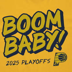 Boom Baby Indiana Pacers Shirt, 2025 Playoffs Graphic Pacers T Shirt