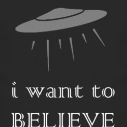 UFO I Want To Believe T Shirt