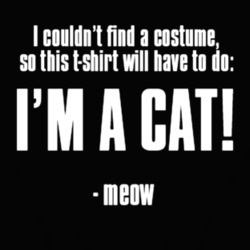 I'm A Cat Meow Halloween Costume T Shirt