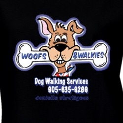 Woofs And Walkies Danielle Stratigeas Inspired T Shirt