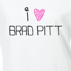 I Love Brad Pitt Fury Movie Inspired T Shirt