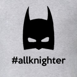 #All Nighter Superhero T Shirt
