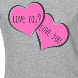 Love You Love You Cute Movie Parody T Shirt