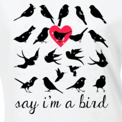 Say Im A Bird Cute Notebook Movie Inspired T Shirt