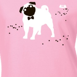 Cute Dog Bow Tie T Shirt