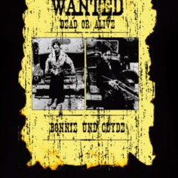 Bonnie And Clyde Wanted Dead Or Alive T Shirt
