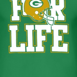 Green Bay For Life Packers Football T Shirt