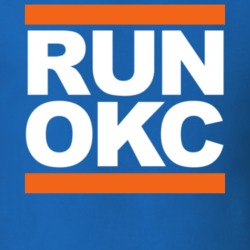 Run Okc Oklahoma City Loud City Basketball T Shirt