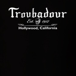 Troubadour Hollywood California Nightclub Rock Music  T Shirt