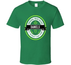 Daniels Original Irish Stout St Patrick's Day Customizable T Shir