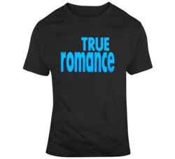 True Romance Title Retro 90s Retro Movie Fan Poster Fan T Shirt