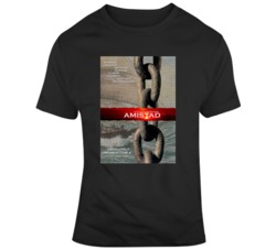 Amistad 90s Retro Movie Fan Poster Fan T Shirt