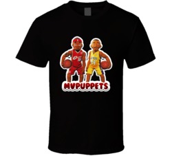 Kobe And Lebron Mvpuppets Muppets T Shirt