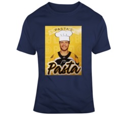 David Pastrnak Pasta La Vista Parody T Shirt