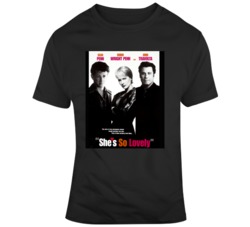 She's So Lovely 90s Retro Movie Fan Poster Fan T Shirt