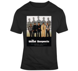 The Usual Suspect 90s Retro Movie Fan Poster Fan T Shirt