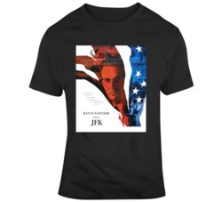 Jfk Kevin Costner 90s Retro Movie Fan Poster Fan T Shirt