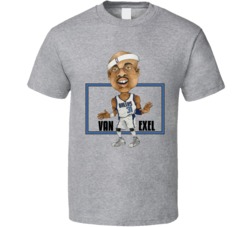 Nick The Quick Van Exel Cartoon Character Dallas Basketball Veteran Le