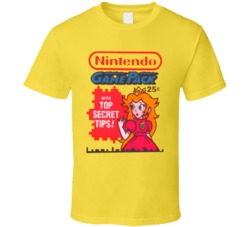 Princess Peach Game Pack Vintage T Shirt
