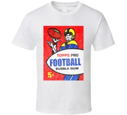 Topps Pro Football Gum Cards Stickers T Shirt
