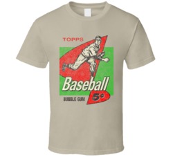 Topps Baseball Bubble Gum Cards T Shirt