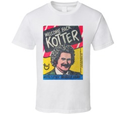 Welcome Back Kotter Bubble Gum Stickers T Shirt