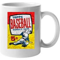 Topps Pro Baseball Distressed Gum Cards Stickers Mug Mug