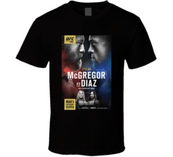 Mcgregor Vs Diaz Mma Fighter Fan T Shirt