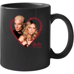 Buffy The Vampire Slayer Spike Love Story Retro Tv Show Fan Mug