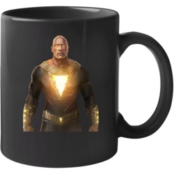 The Rock Black Adam Shazam Villain Comic Book Movie Fan Mug