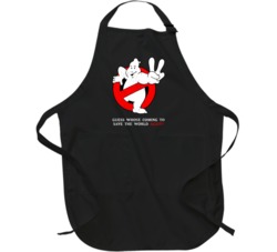 Save The World Again Ghostbusters 2 Movie Poster Apron