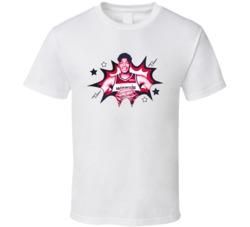 Rui Hachimura Comic Pop Art Washington Basketball T Shirt