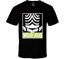 Mojo Jojo Monkey Face Poster Powerpuff Girls Retro Cartoon Villain T S