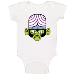 Mojo Jojo Powerpuff Girls Retro Cartoon Villain Baby One Piece