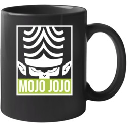 Mojo Jojo Monkey Face Poster Powerpuff Girls Retro Cartoon Villain Mug
