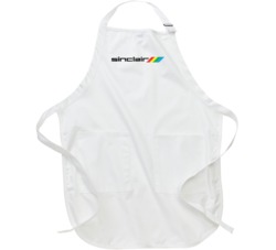 Sinclair 8 Bit Personal Computer Retro Technology Vintage Logo Apron