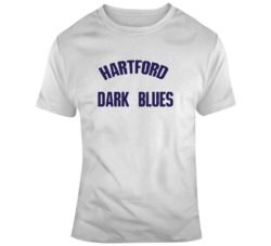 Hartford Dark Blues Logo National League Retro Look T Shirt