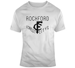 National League Rockford Forest Citys Baseball Logo T Shirt