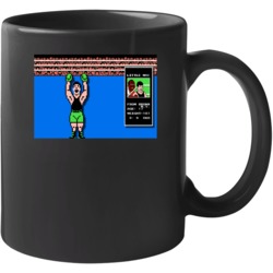 Little Mac Mike Tyson Punch Out Boxer Card Retro Video Game Fan Mug