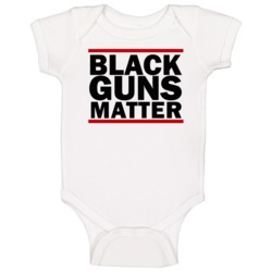 Black Guns Matter Baby One Piece