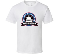 Washington Black Senators Negro Baseball Team Retro T Shirt