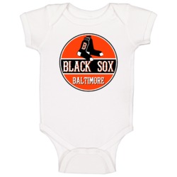Baltimore Black Sox Negro Baseball Team Retro Baby One Piece