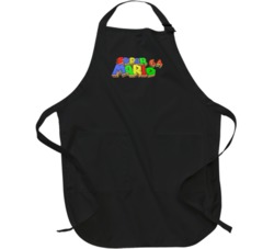 Super Mario Nintendo 64 N64 Video Game Fan Cool Apron Super Mario Nintendo 64 N64 Video Game Fan Cool Apron