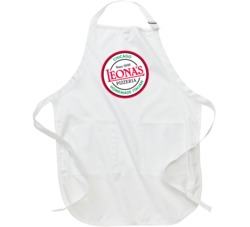 Leona's 1950 Pizza Food Fan Apron