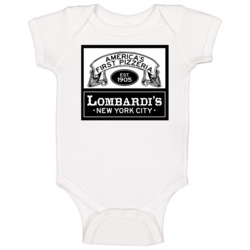 Lombardi's New York City Pizza Food Fan Baby One Piece