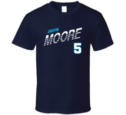 Justin Moore 5 Favorite Player Villanova College Basketball Fan T Shir
