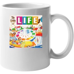 Life Best Board Game Of All Time Players Retro Poster Mug