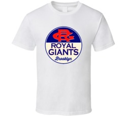 Brooklyn Royal Giants Cubans Negro Baseball League Team Retro T Shirt