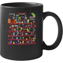 Donkey Kong Grid Retro Nes Characters Pixel Art Work 80s Video Game Fa Donkey Kong Grid Retro Nes Characters Pixel Art Work 80s Video Game Fa